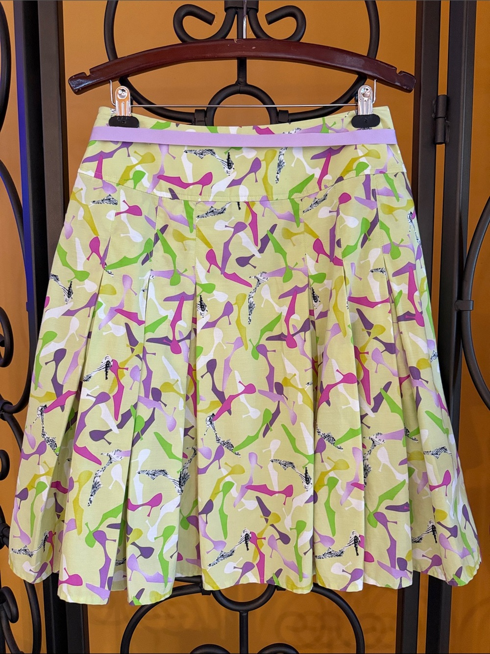 LIZ CLAIBORNE Shoe Princess A-Line Skirt - Picture 5 of 8